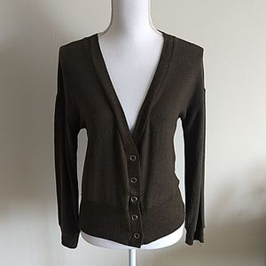 Olive green cardigan by Hippie Rose NWT